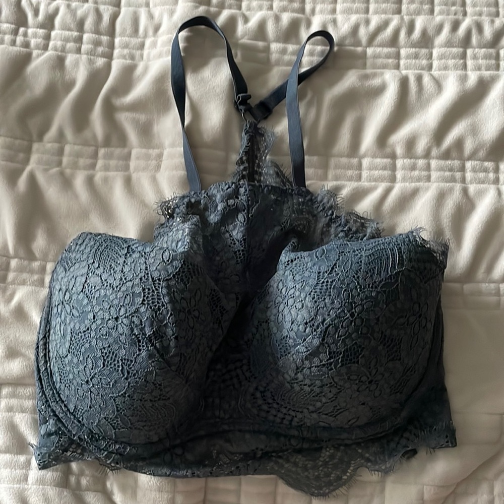 Gray/blue bralette